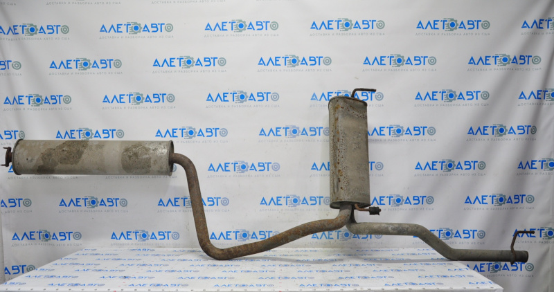 Muffler rear part barrel Chevrolet Cruze 11-16 rusty