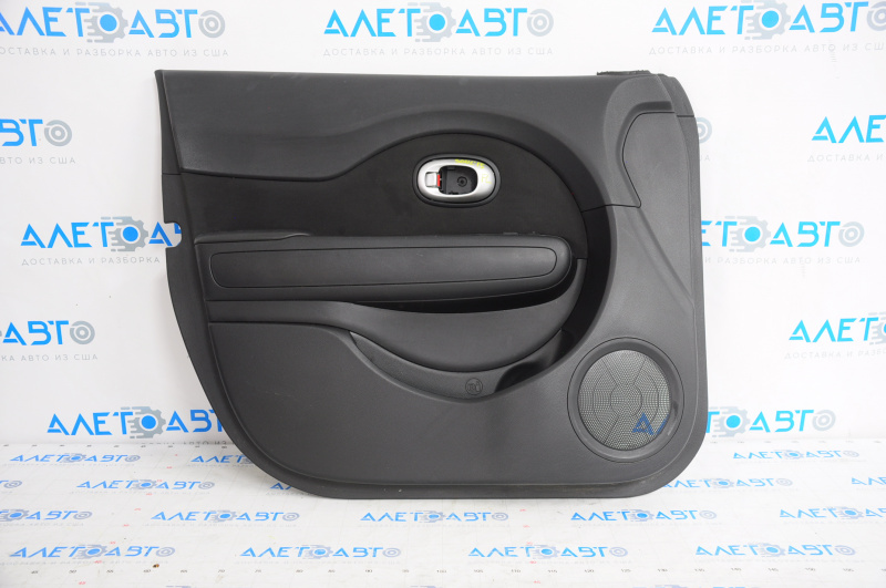 Door trim card front left Kia Soul 14-19 leather black