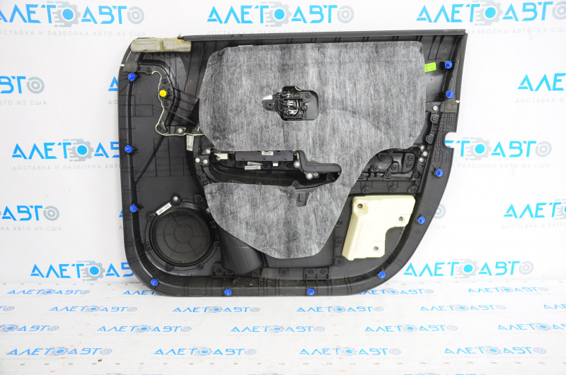 Door trim card front left Kia Soul 14-19 leather black