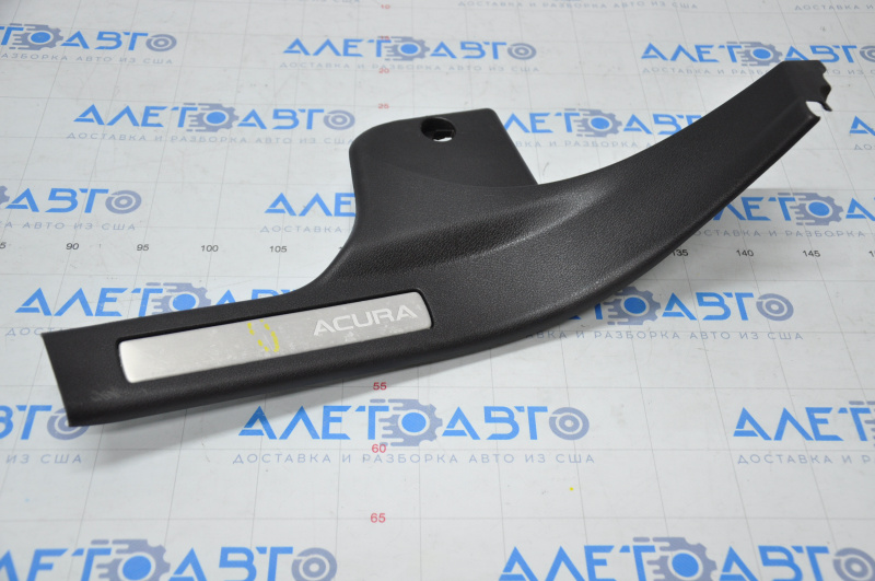 Door sill trim rear left Acura TLX 15- black, with chrome trim scratch on chrome