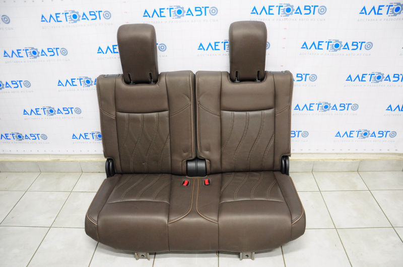 Rear row of seats 3 row Infiniti JX35 QX60 13-15 electric, leather brown