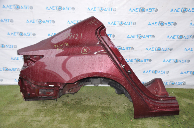 Quarter wing rear right Acura TLX 15- red