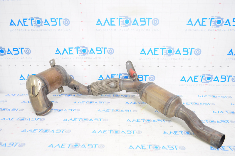 Intake pipe with catalytic converter VW Tiguan 18-24 fwd with bracket