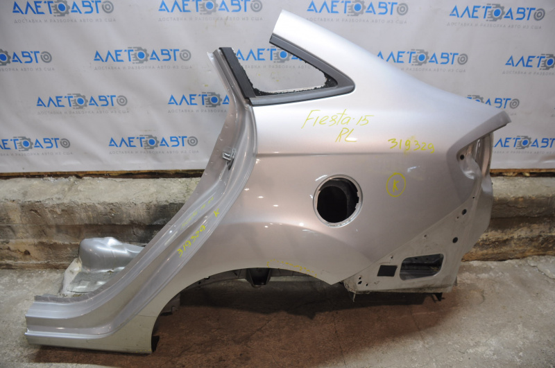Quarter wing rear left Ford Fiesta 11-19 4d silver UX corrosion