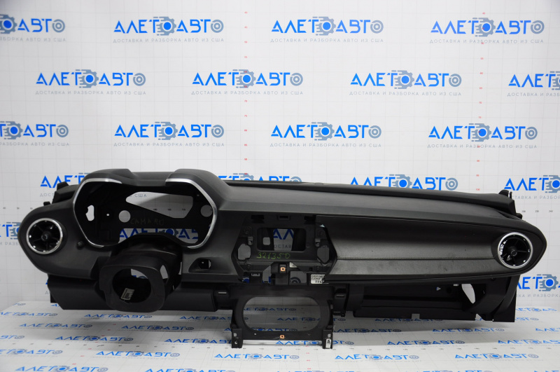 Torpedo front panel without AIRBAG Chevrolet Camaro 16-23 black, pokes