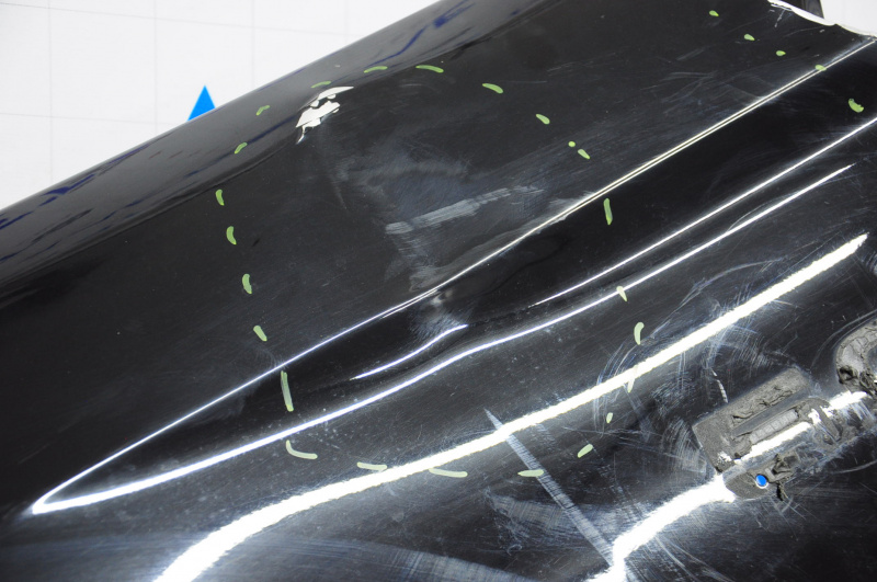 Front left wing Ford Mustang mk6 15-17 GT aluminum, black UA, tear, dent