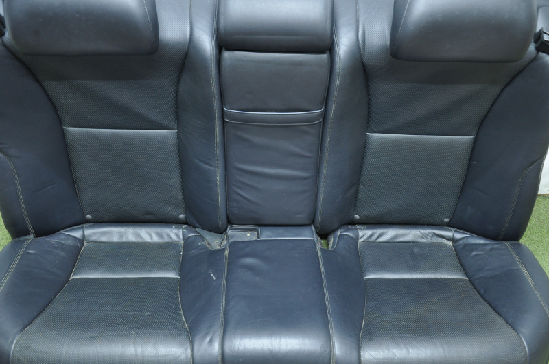 Rear row of seats 2 row Lexus LS460 LS600h 07-09 leather black, heated, scratch on the back