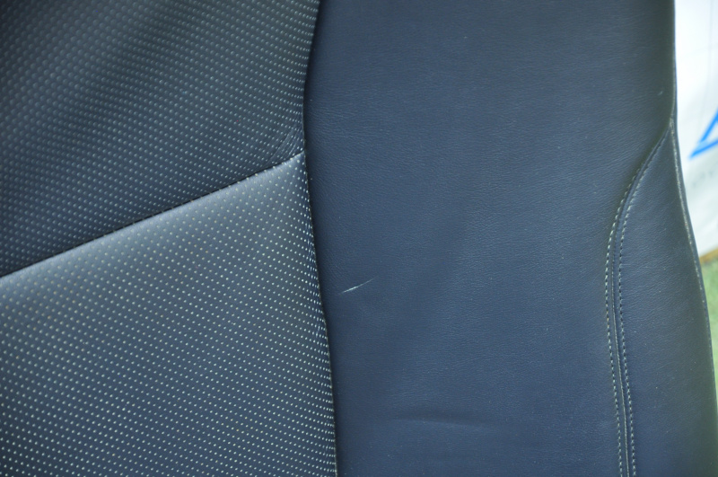 Rear row of seats 2 row Lexus LS460 LS600h 07-09 leather black, heated, scratch on the back
