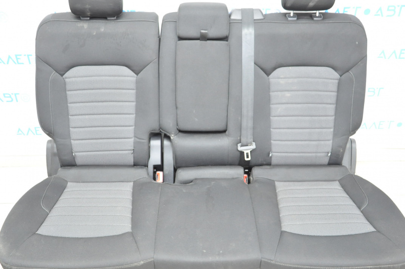 Rear row of seats 2 row Ford Edge 15-24 cloth black