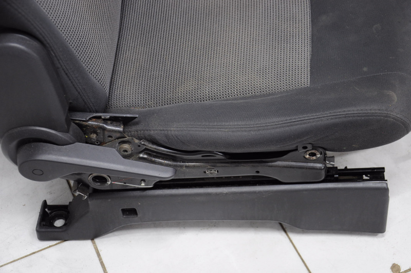 Passenger seat Jeep Compass 11-14 without airbag, mechanical, heating, cloth black, no overlay
