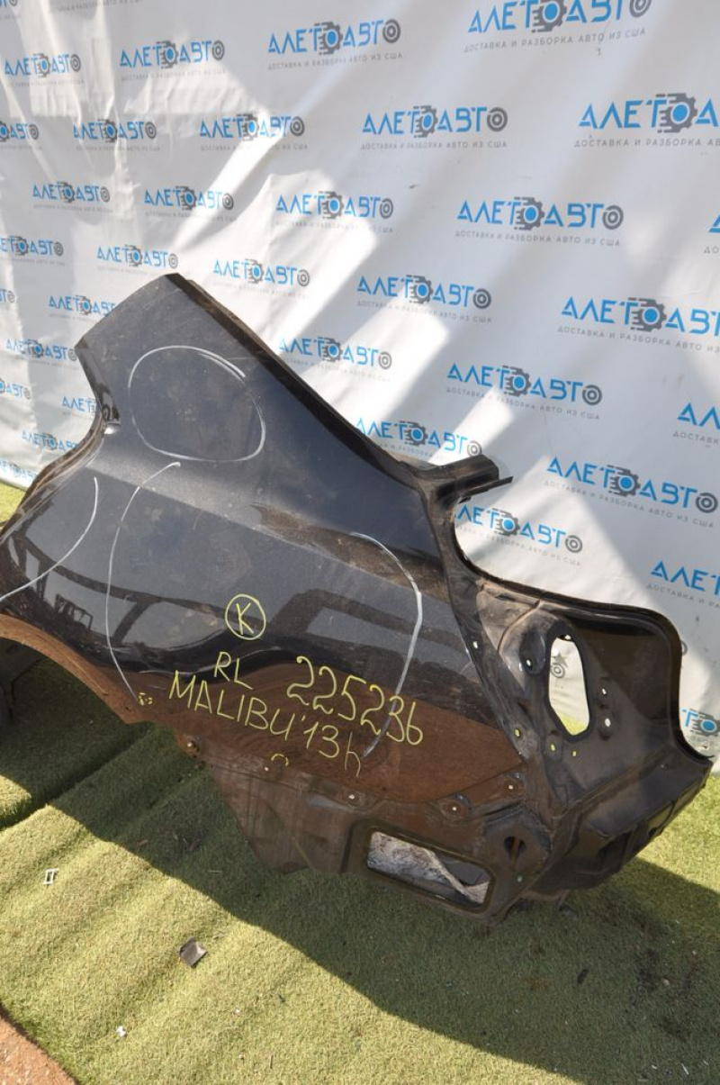 Quarter wing rear left Chevrolet Malibu 13-15 graphite, small bumps, dented threshold