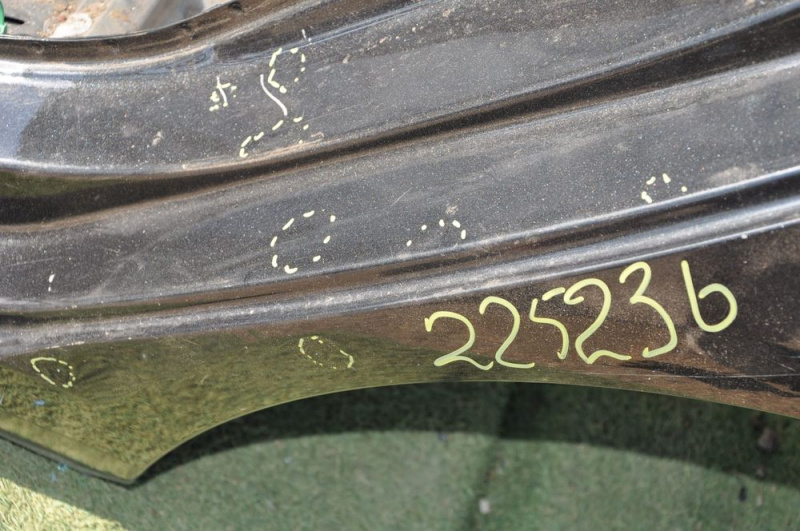 Quarter wing rear left Chevrolet Malibu 13-15 graphite, small bumps, dented threshold