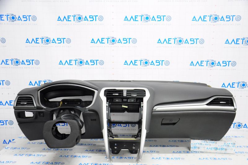 Torpedo front panel with AIRBAG Ford Fusion mk5 13-20 with overlay and glove compartment