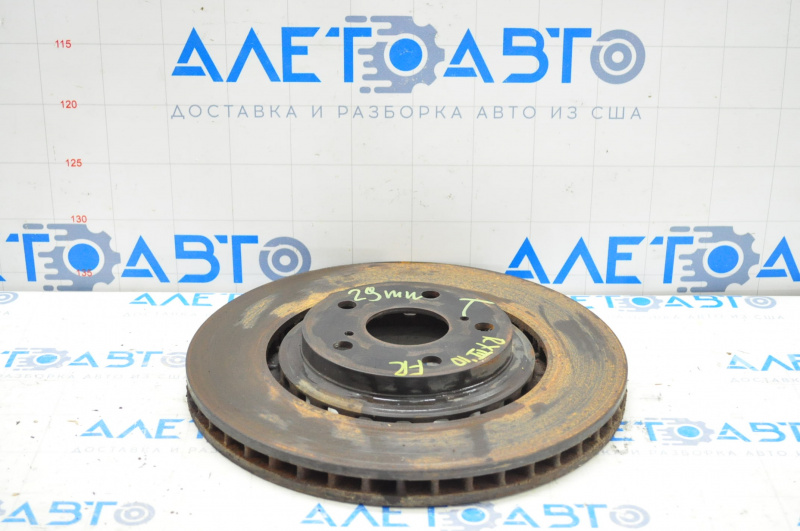 Brake disc front right Lexus RX350 RX450h 10-15 29mm