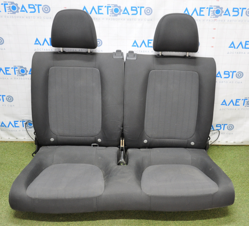 Rear row of seats 2 row VW Beetle 12-19 cloth black with gray insert