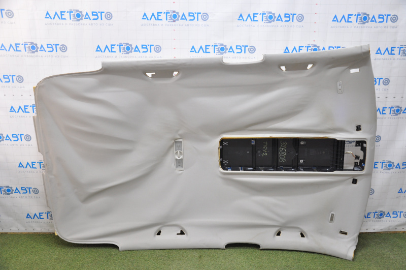 Ceiling trim VW Tiguan 09-17 without sunroof gray under lamp with 4 pockets, for re-upholstery