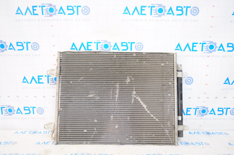 Air conditioning radiator condenser VW Passat b8 16-19 USA 1.8T, 3.6T honeycomb defect, dented