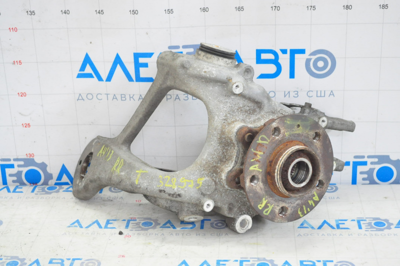 Trunnion with hub rear right Audi A4 B8 08-16 AWD humming bearing