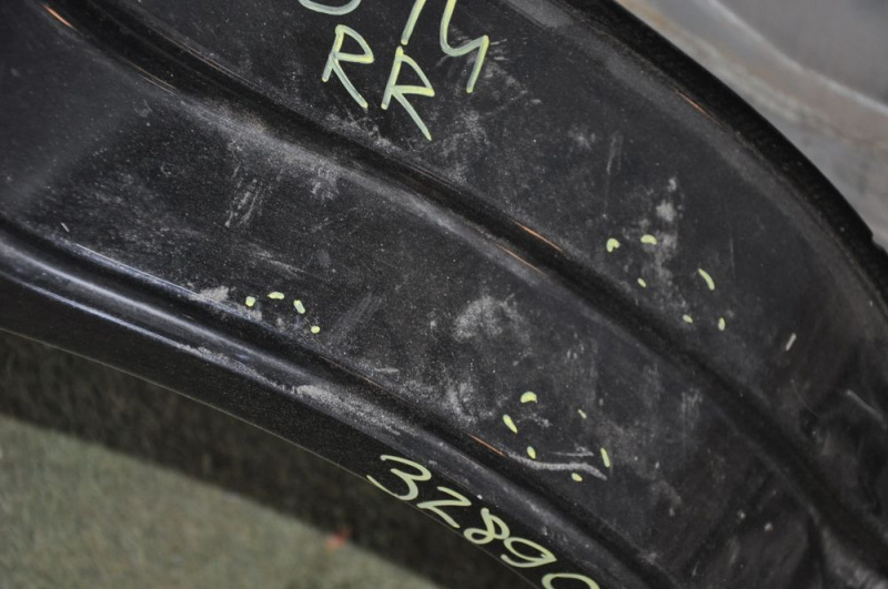 Quarter wing rear right Mitsubishi Outlander 14-20 black, small pokes