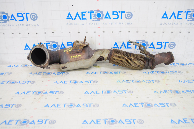 Catalytic converter Ford Escape MK3 13-19 1.5T 1.6T torn mesh on the corrugation