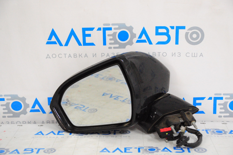 Left side mirror complete Lincoln MKC 15-19 16 pins, BSM, turn signal, black