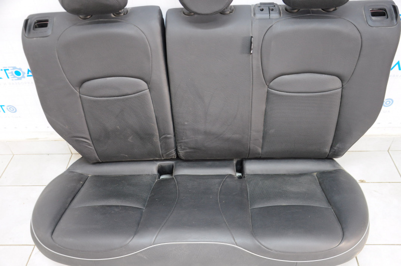 Rear row of seats 2nd row Fiat 500X 16-18 leather black