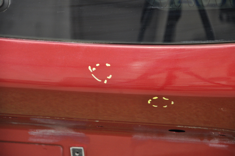 Boot door bare with glass Ford Escape MK3 13-16 red RR pokes