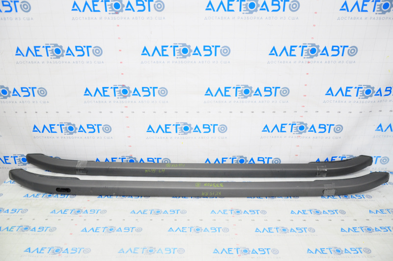Roof rails 2pcs Jeep Cherokee KL 14-22 graphite, no plug