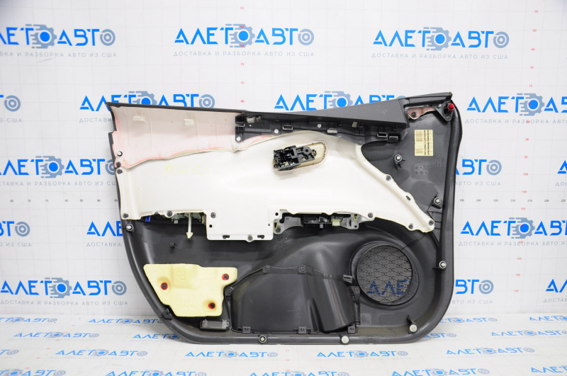 Door trim card front right Toyota Prius 50 16-22 black with beige insert, for dry cleaning