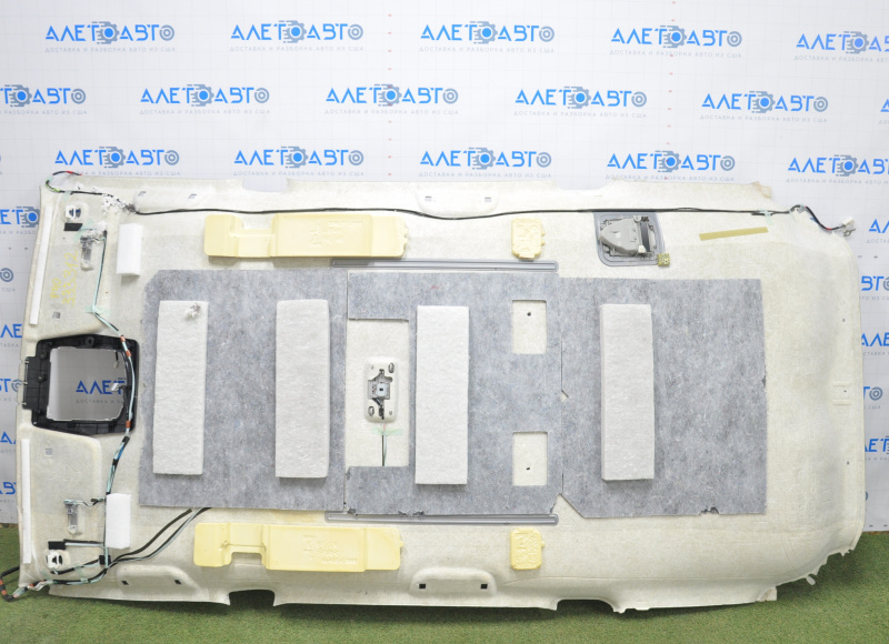 Toyota Prius V 12-16 headlining gray, without sunroof, creases