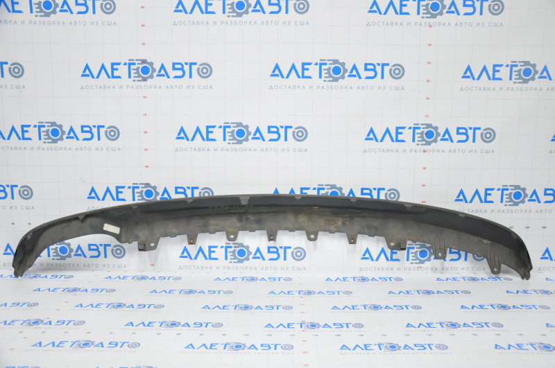 Lower rear bumper trim Hyundai Sonata 15-17 SE for 1 pipe, scratches, painted