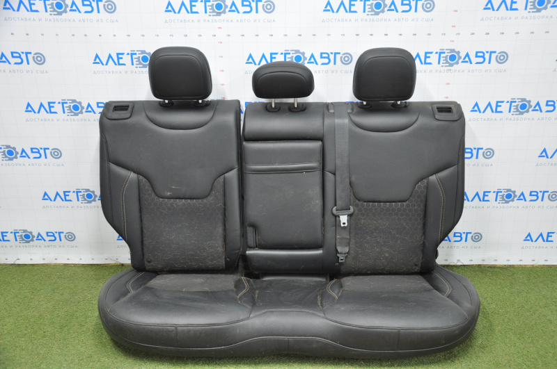 Rear row of seats 2nd row Jeep Compass 17-18 combined leather black