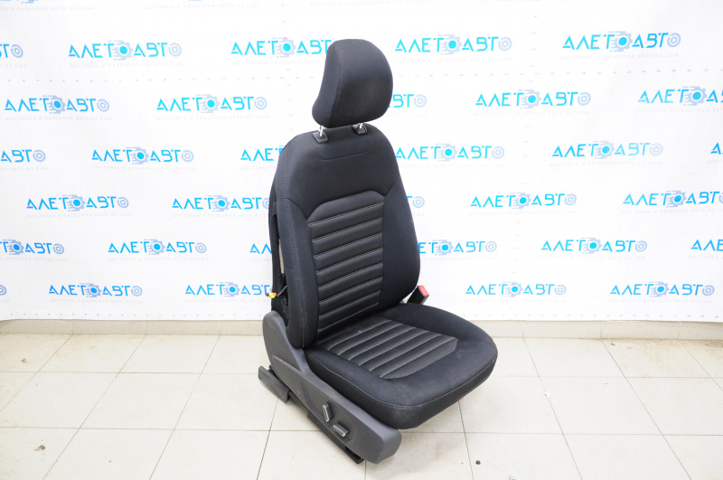 Passenger seat Ford Fusion mk5 13-15 without airbag, electric, cloth black