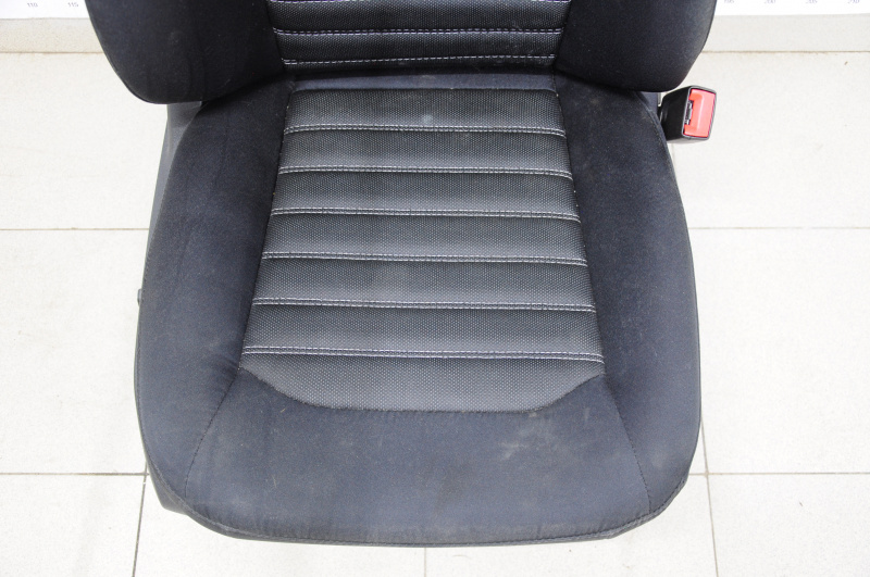Passenger seat Ford Fusion mk5 13-15 without airbag, electric, cloth black