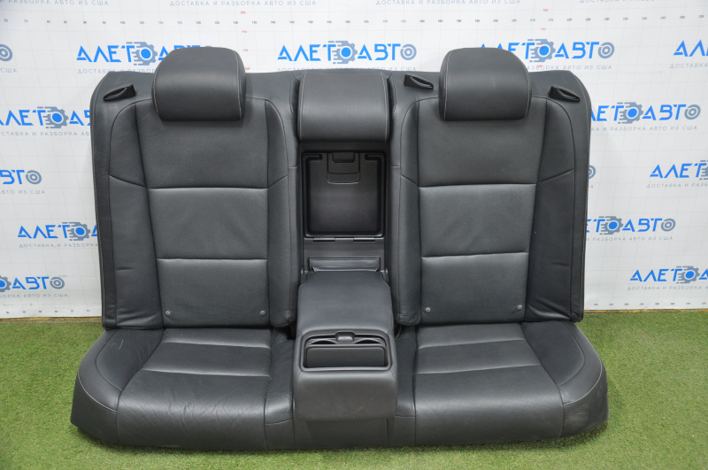 Rear row of seats 2 row Lexus ES300h ES350 13-14 with airbag, leather black, worn leather