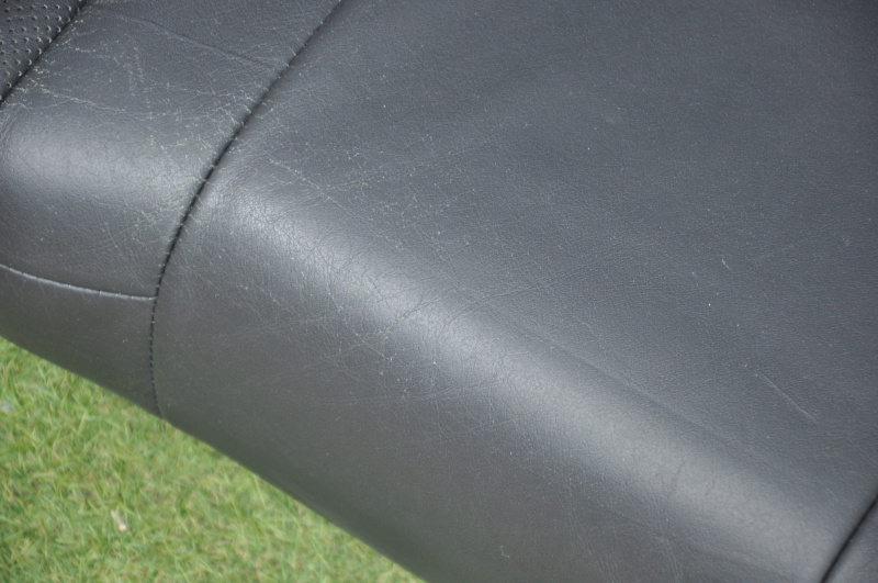 Rear row of seats 2 row Lexus ES300h ES350 13-14 with airbag, leather black, worn leather