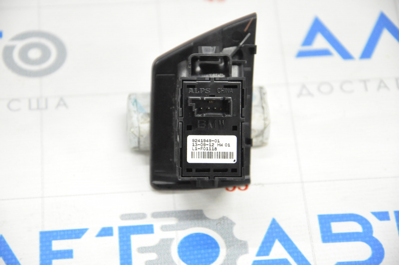 Rear left window lift control BMW 5 F10 10-13 with brown trim