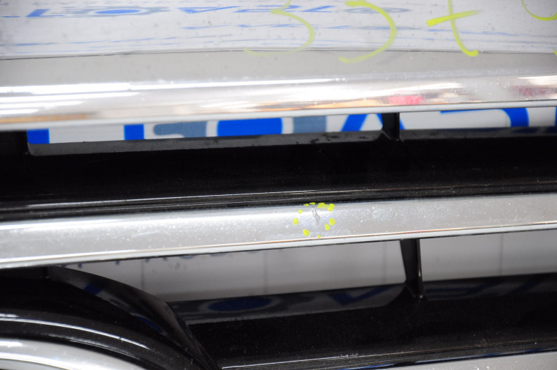 Radiator grill grill Infiniti JX35 QX60 13-15 prerest, with emblem, under radar cruise, break, chrome swelled