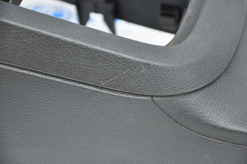 Console center armrest and cup holders VW Jetta 11-14 USA cloth black, scratches