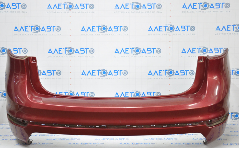 Rear bumper bare Ford Fiesta 14-19 rest 4d red, scratches
