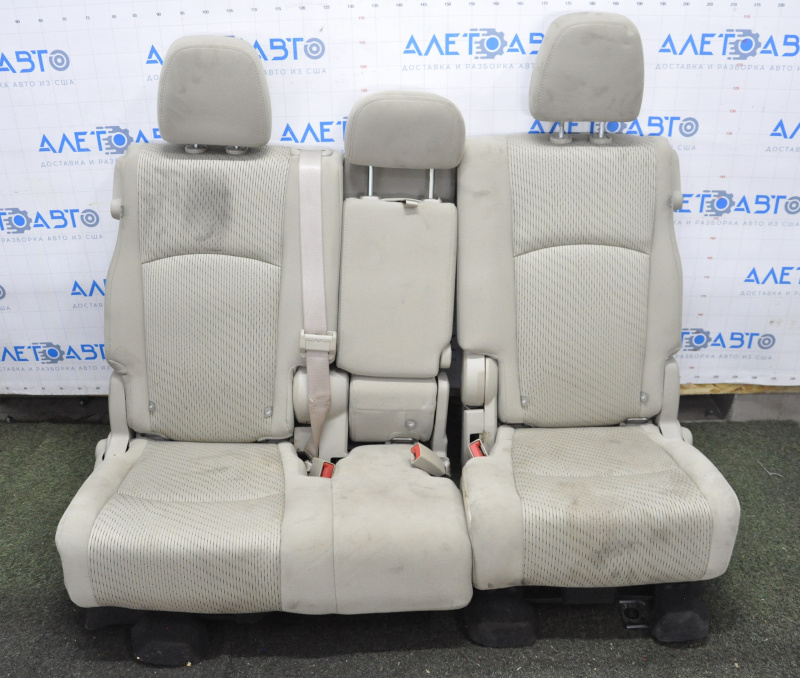 Rear row of seats 2nd row Dodge Journey 11-19 beige cloth, for dry cleaning
