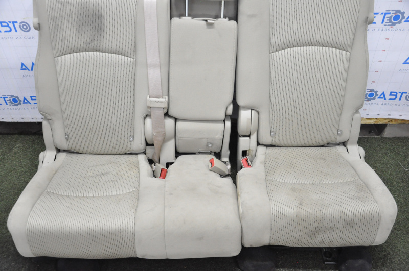 Rear row of seats 2nd row Dodge Journey 11-19 beige cloth, for dry cleaning