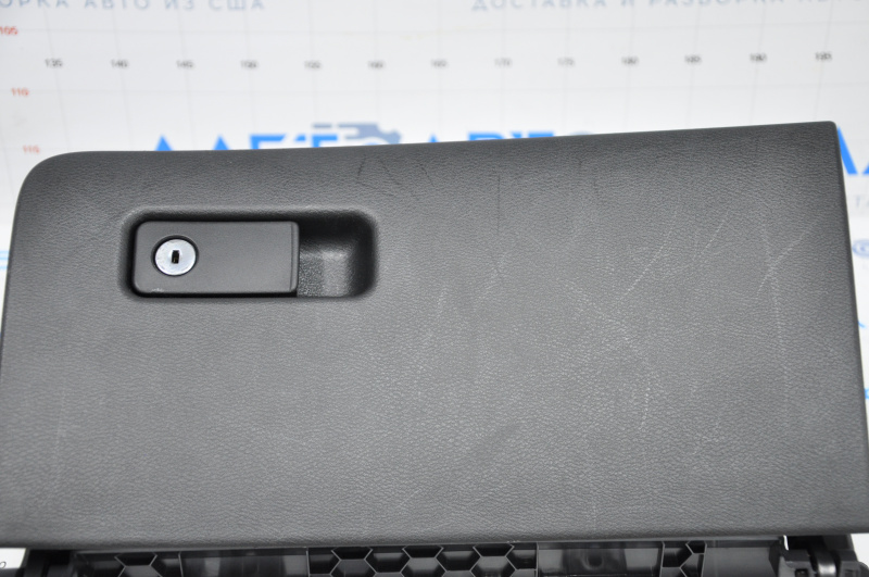 Glove box, glove compartment Infiniti QX30 17-19 black, scuffs