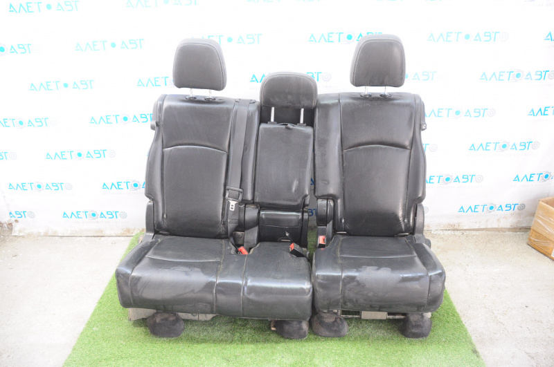 Rear row of seats 2nd row Dodge Journey 11- leather black, mechanical, dry-cleanable