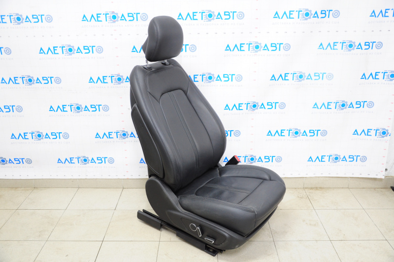 Passenger seat Lincoln MKZ 13-16 with airbag, electric, heated, leather black