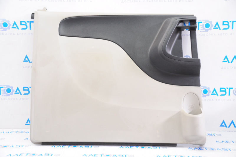Door trim card rear left Dodge Grand Caravan 11-20 gray with black inserts