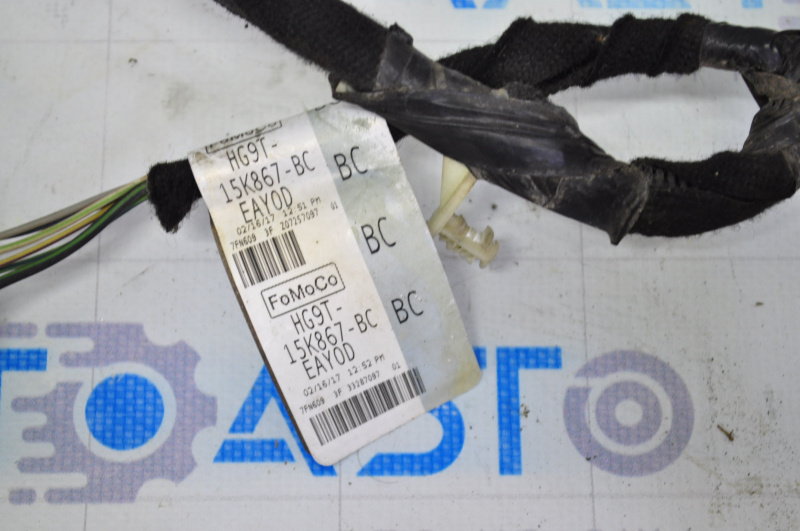 Wiring front bumper Ford Fusion mk5 17-20 without fog lights without parking sensors, under blinds