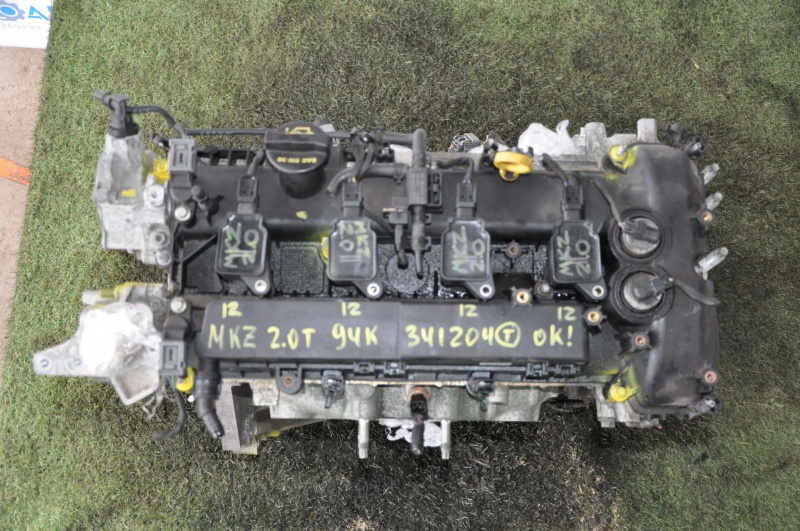 Lincoln MKZ 14-16 2.0T EcoBoost 94k Engine Started 12-12-12-12