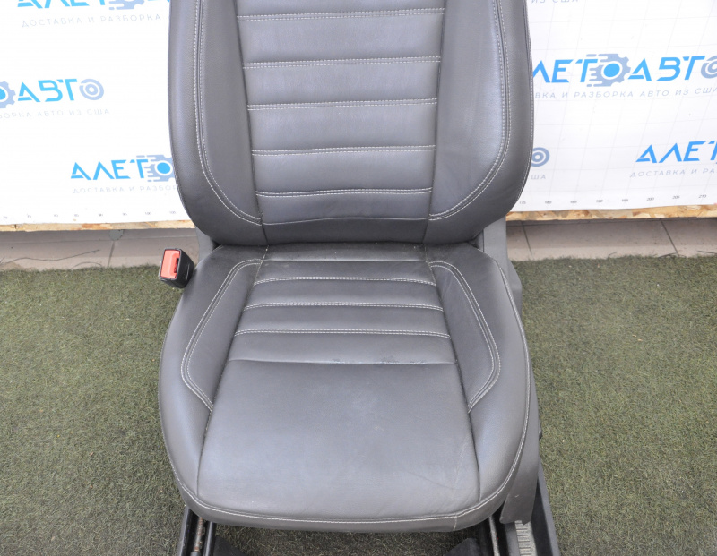 Driver's seat Ford Escape MK3 13-14 with airbag, electric, leather black