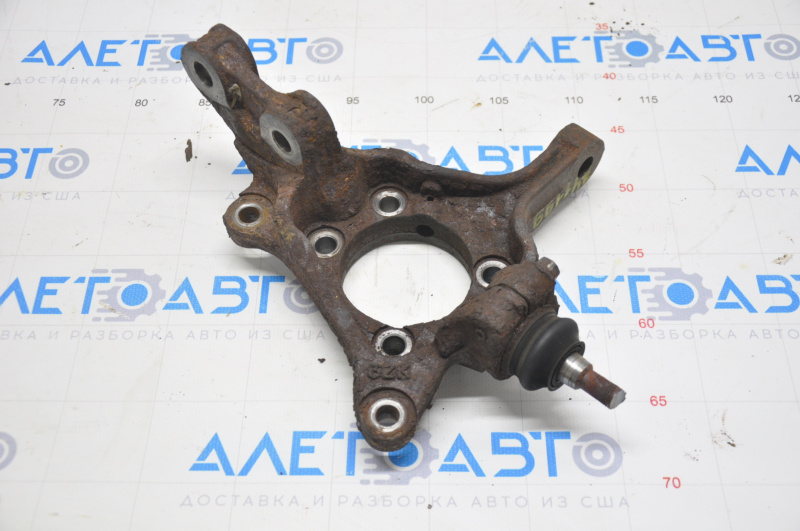 Front left Subaru Forester 14-18 SJ trunnion rusty with sawn off ball joint
